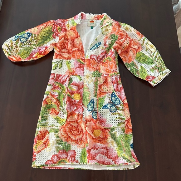 FARM RIO
Vintage Floral Eyelet Mini Dress In Multi (D6) - Picture 2 of 7